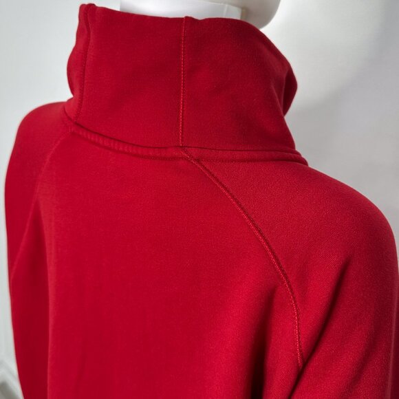 Athleta Altitude Polartec Funnel Neck Sweatshirt in Candy Red Women's Size 2X - Picture 13 of 16